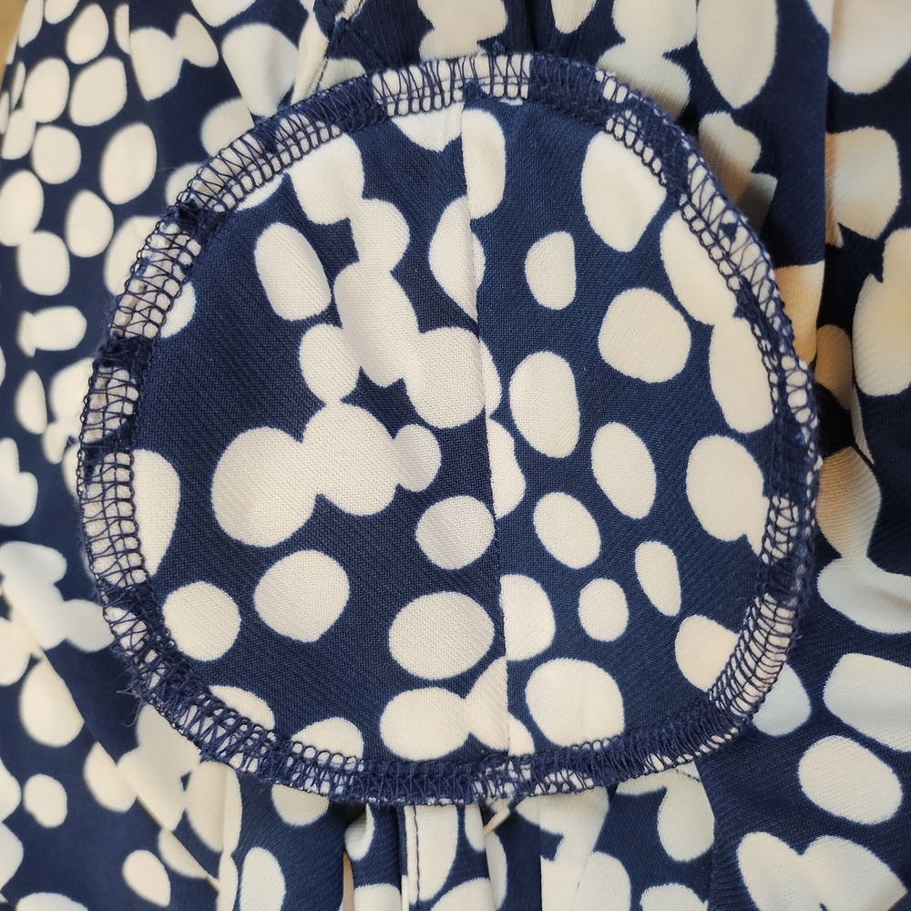 Ralph Lauren blue & white polka dot dress, size 4, NWOT - Picture 5 of 7